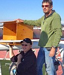 nesting box at stadium